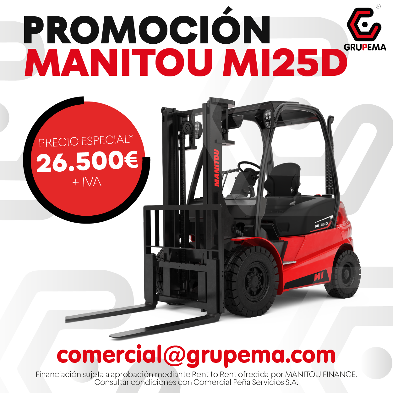 PROMO MANITOU MI25D - GRUPEMA